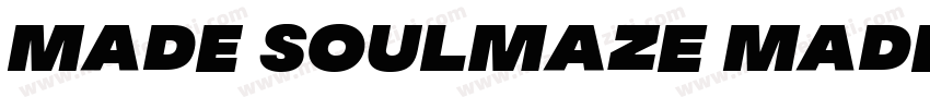 MADE Soulmaze MADE Soulmaze Reg字体转换